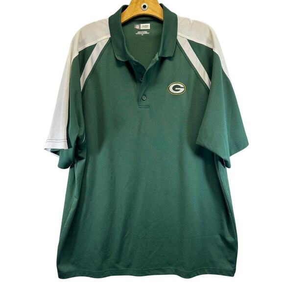 NFL Wisconsin Green Bay Packers Mens Collared Polo Size XL - Picture 1 of 5